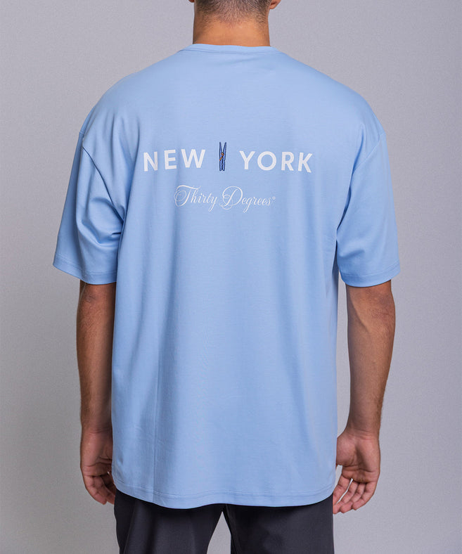 THIRTY DEGREES חולצה טי NEW YORK CLIP 30SS26-14