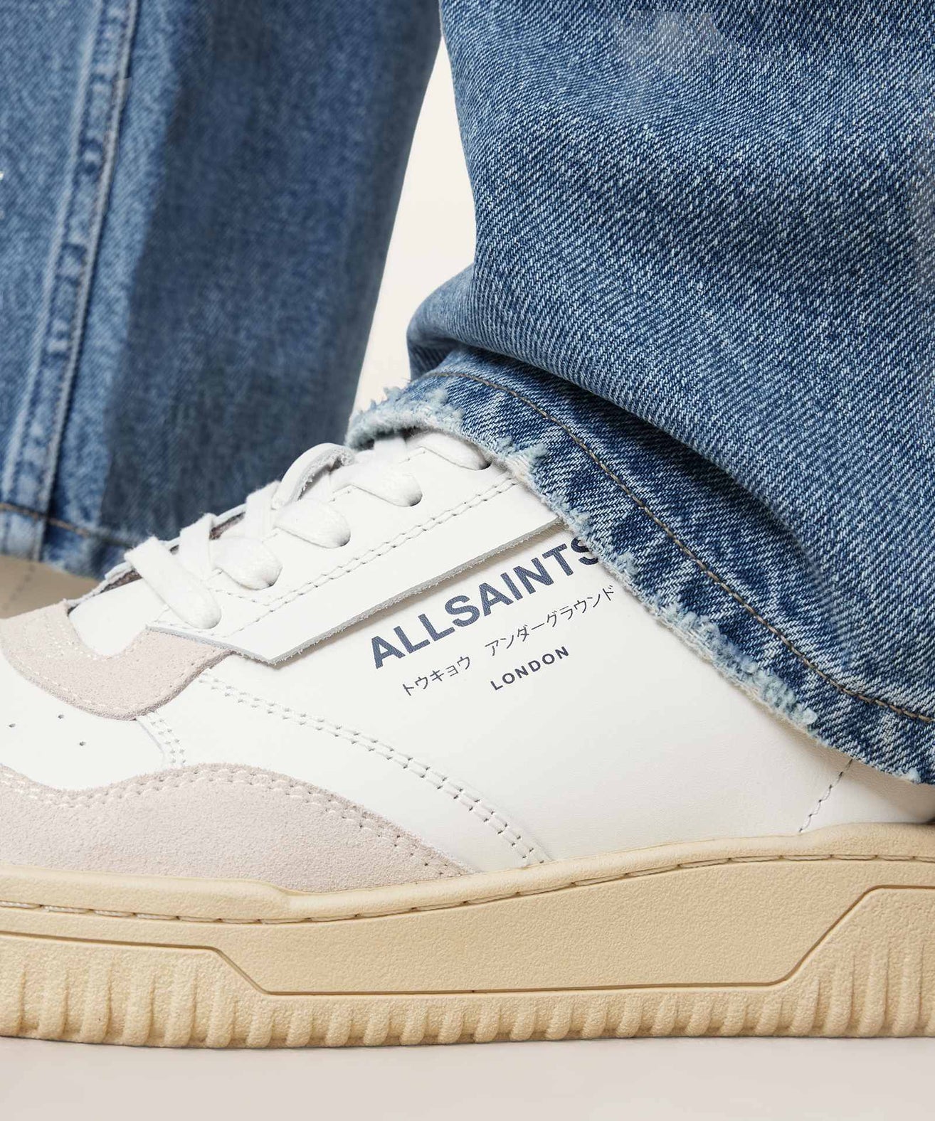 אול סיינטס - סניקרס - REGAN M053FB לבן כחול