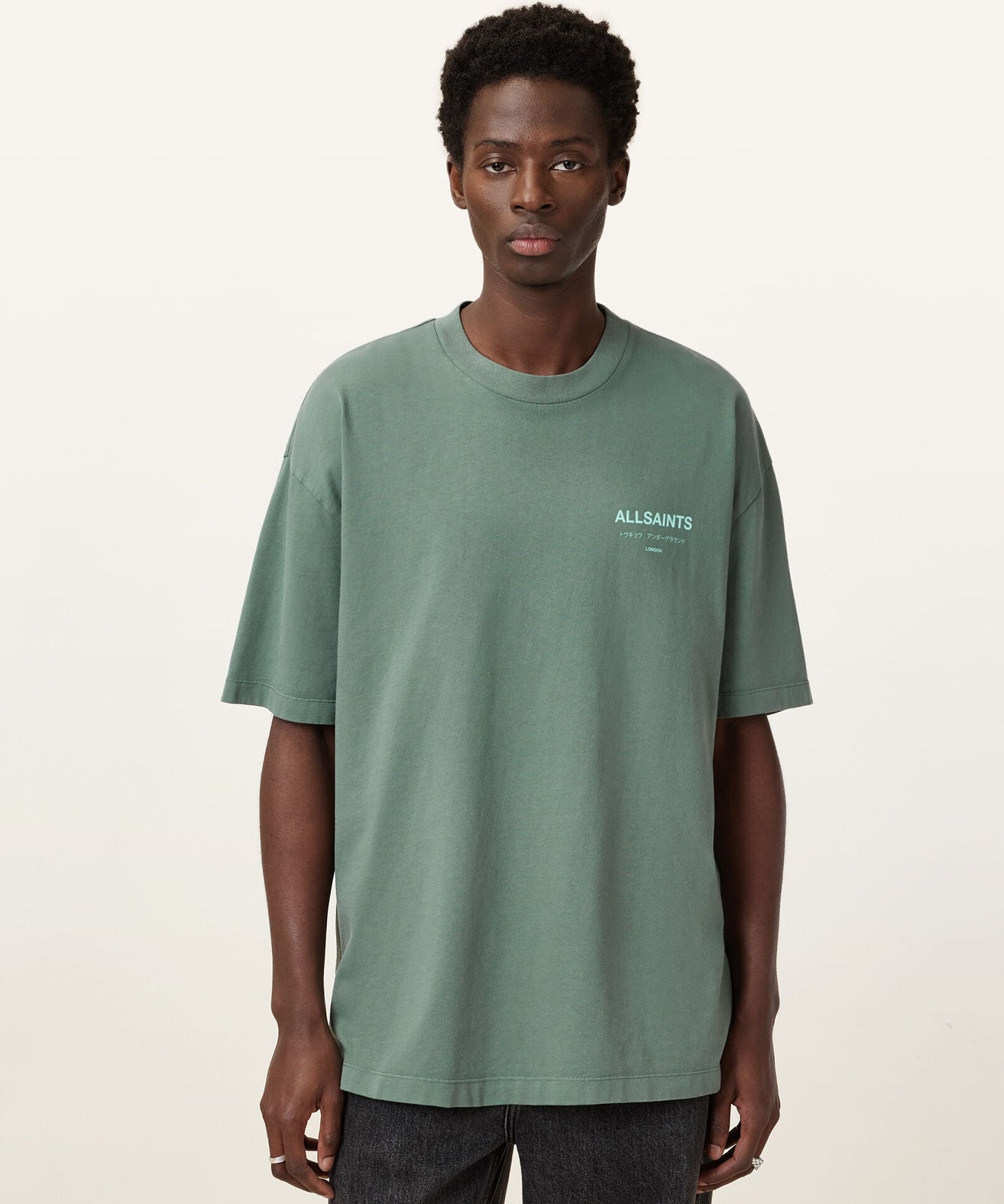 אולסיינטס - אוברסייז שרוול קצר M071PB Smokey Green