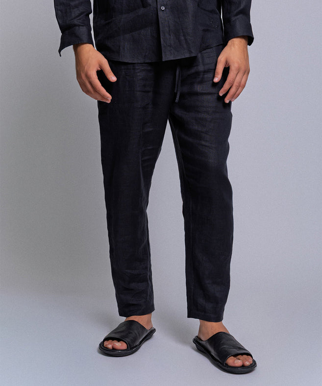 THIRTY DEGREES - מכנס פשתן LINEN TROUSERS 02 NEW.