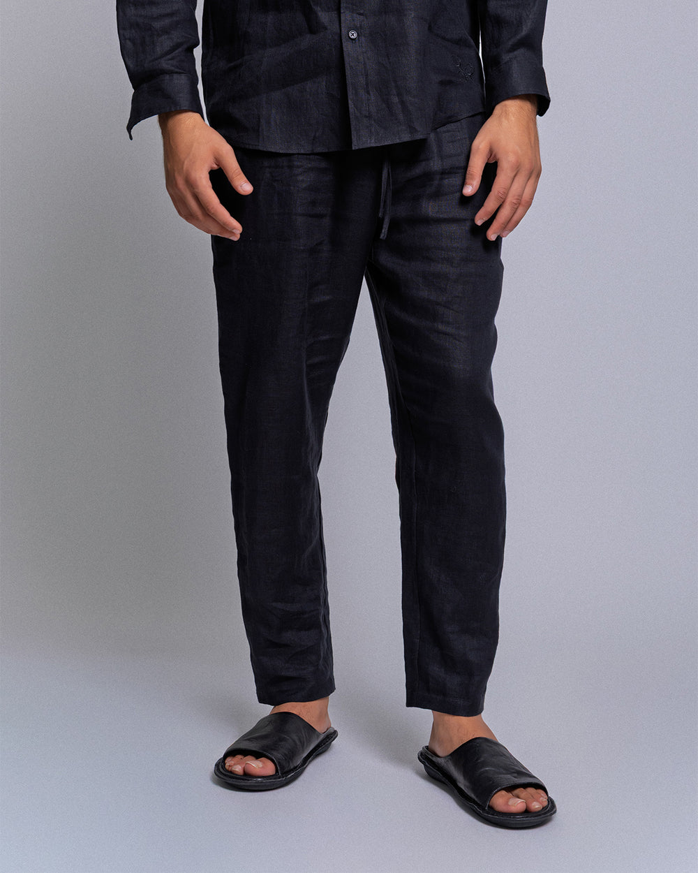 THIRTY DEGREES - מכנס פשתן LINEN TROUSERS 02 NEW.