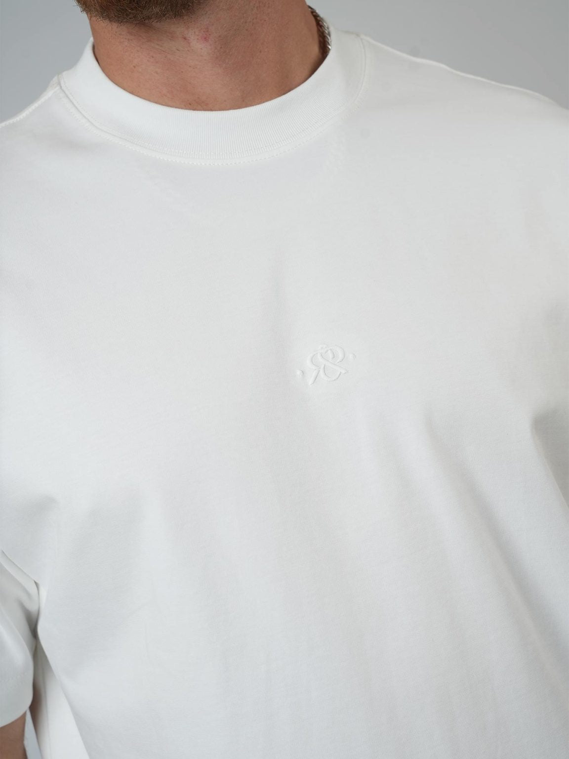 קרייזר -  חולצה טי אוברזייס מבד מרצרייז CRT25-308