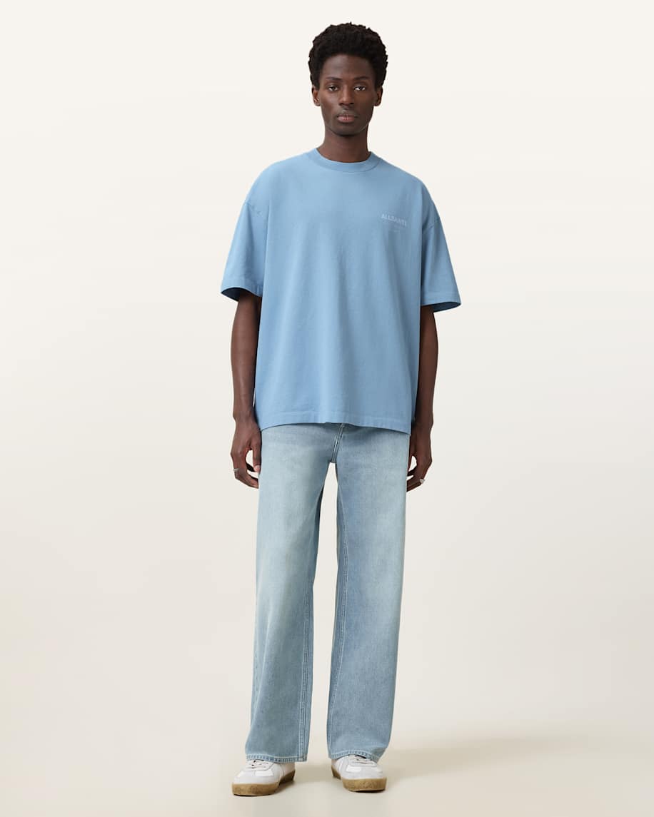 אולסיינטס - אוברסייז שרוול קצר M071PB BONDI BLUE