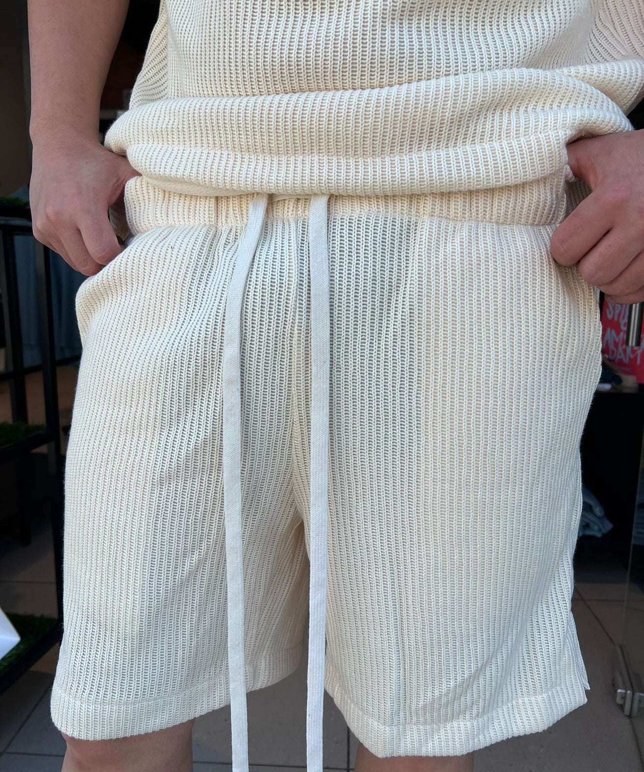 פיל רוג' - סט קצר TOKYO 02 שמנת