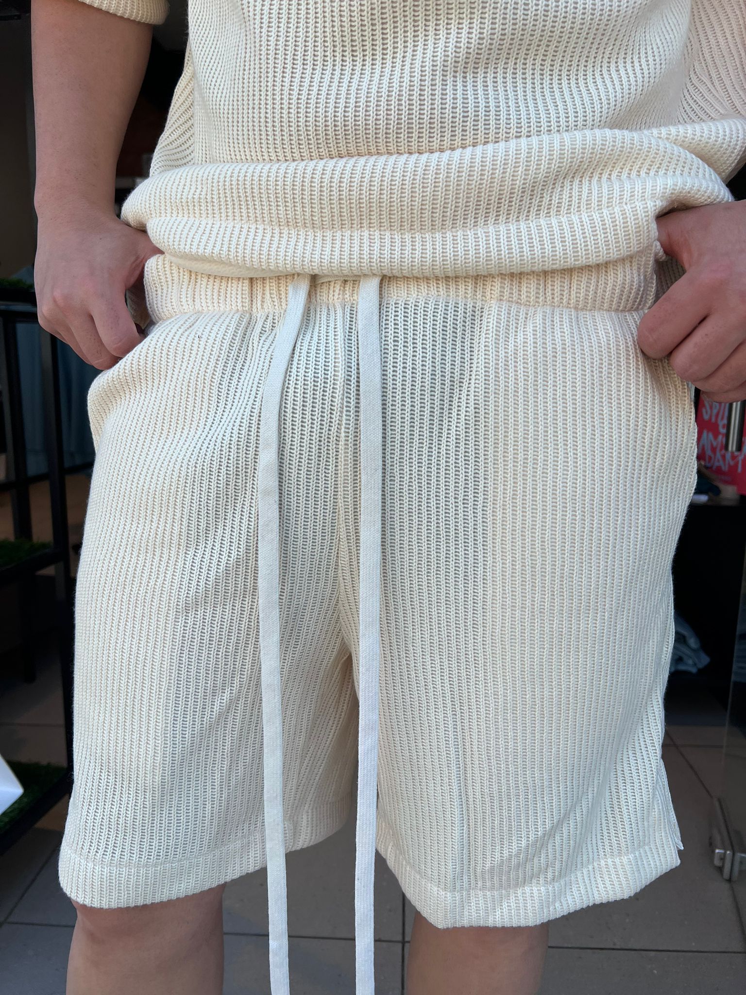 פיל רוג' - סט קצר TOKYO 02 שמנת