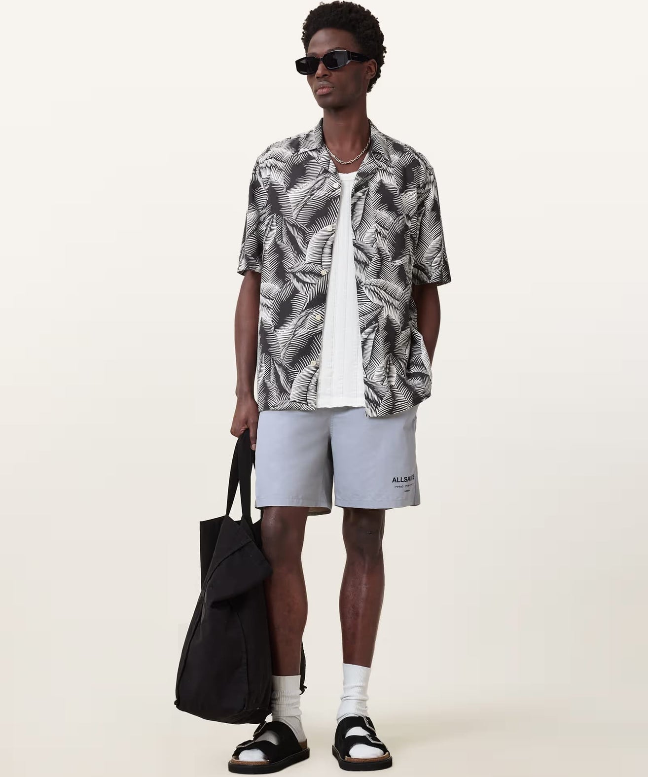 אולסיינטס - בגד ים M012WA Machine Grey