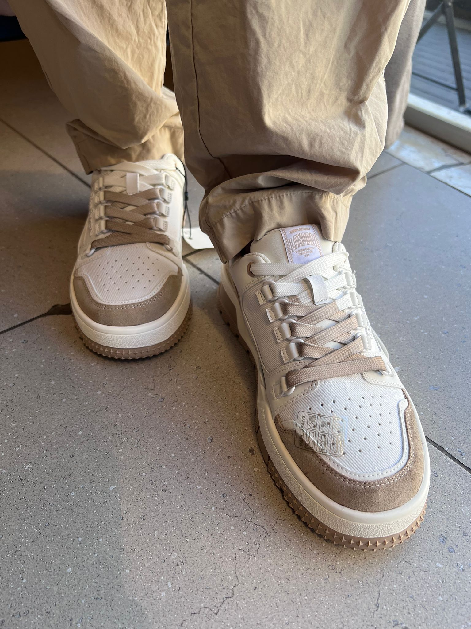 פפה ג’ינס – סניקרס  PMS00039-847 TUSCA BEIGE