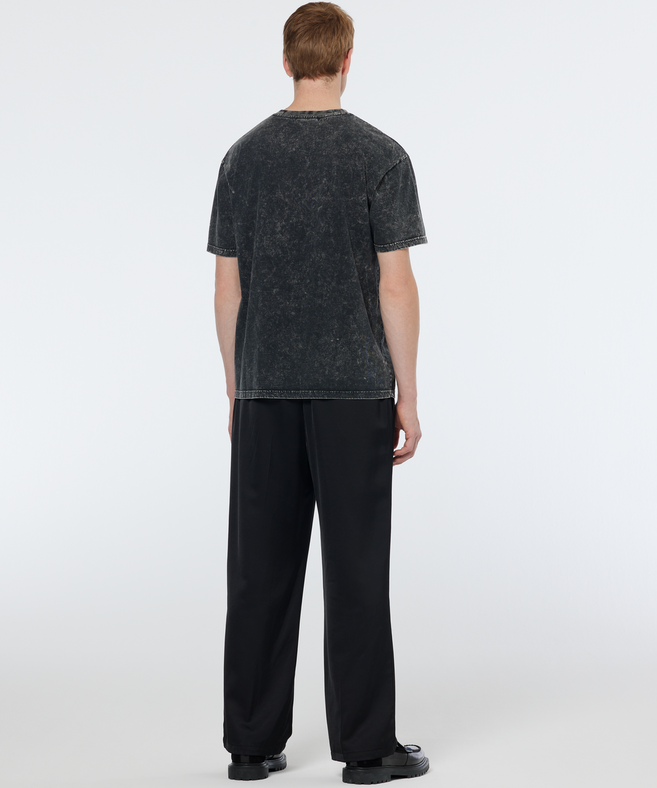 סקוץ' אנד סודה - חולצה טי שרוול קצר בצבע אפור 179952 001 SP25