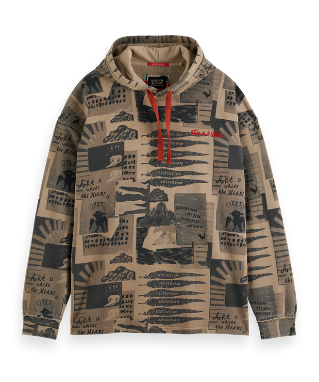 סקוץ' אנד סודה - קפוצ'ון עם הדפס 181706 260