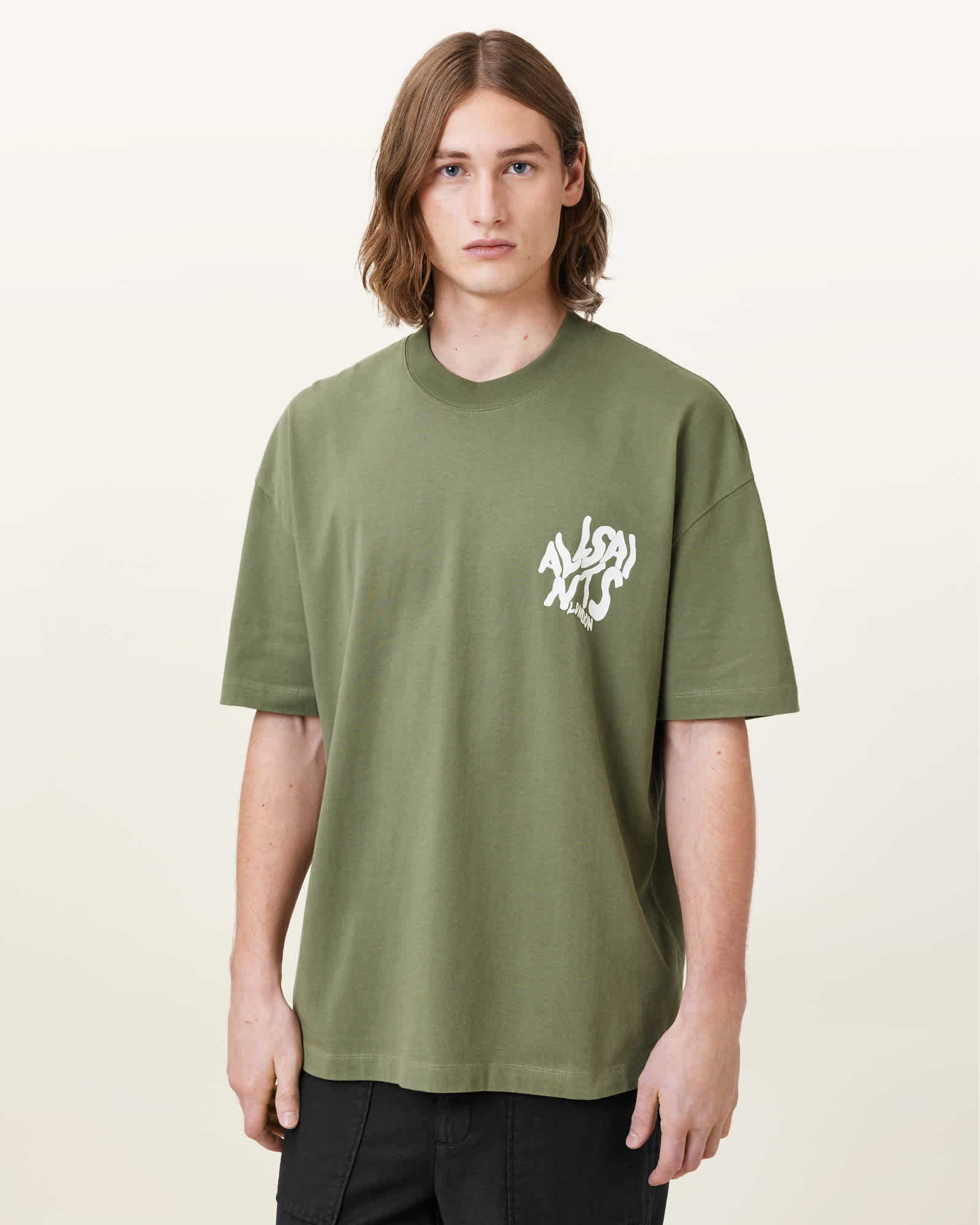 אולסיינטס - אוברסייז שרוול קצר M066PC EDEN GREEN