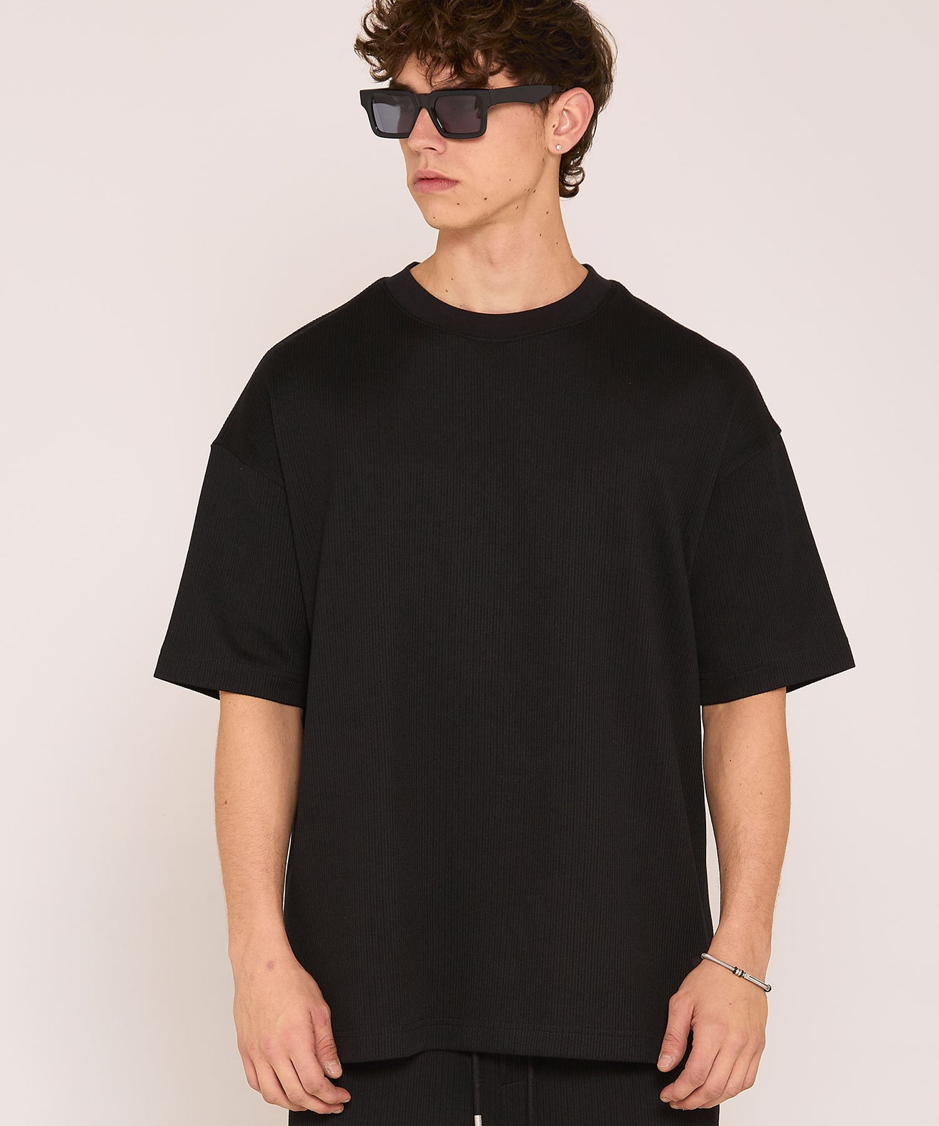 קרייזר - טי שירט טקסטורה אוברסייז Stripes Tee27-101