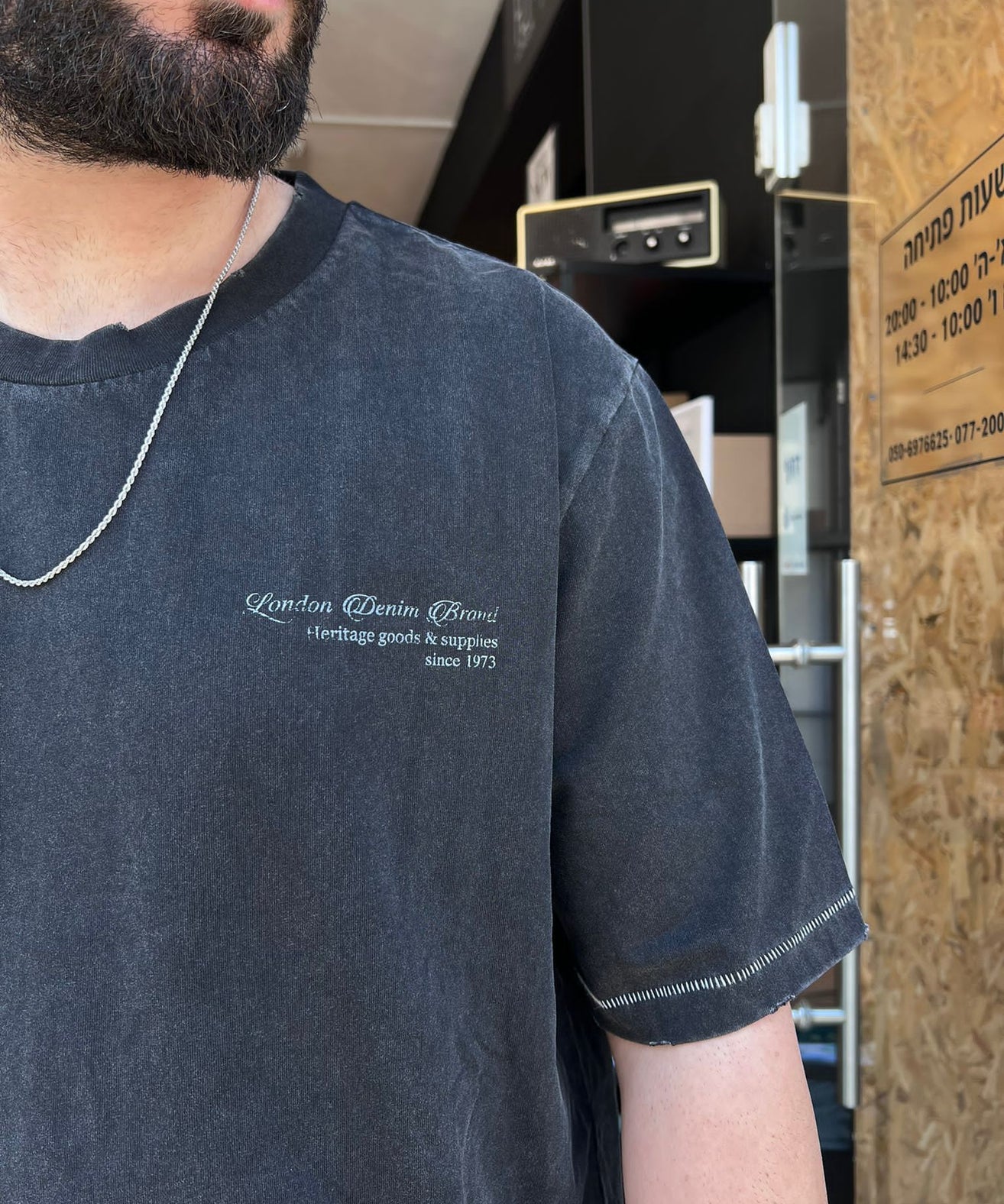 פפה ג’ינס – חולצה טי PUMARI 509976 999  BLACK