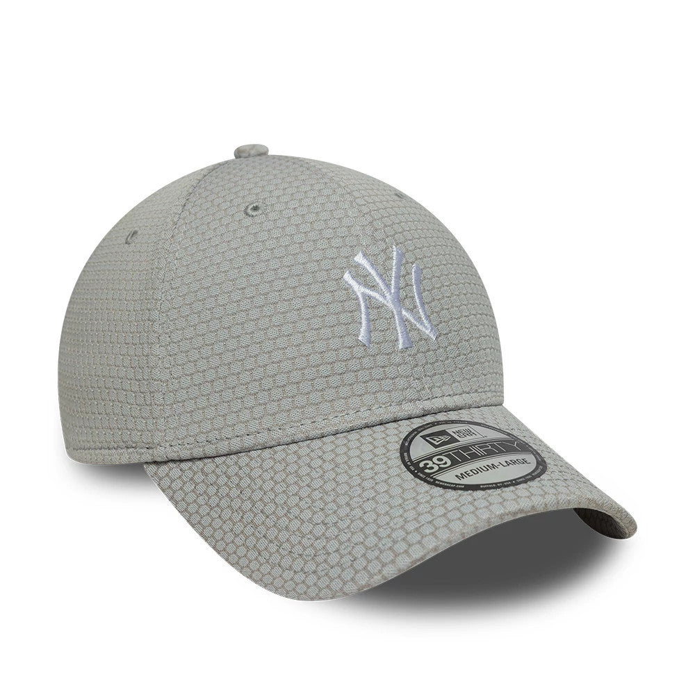 NEW ERA - New York Yankees MLB Stretch Mesh Grey 39THIRTY Stretch Fit Cap