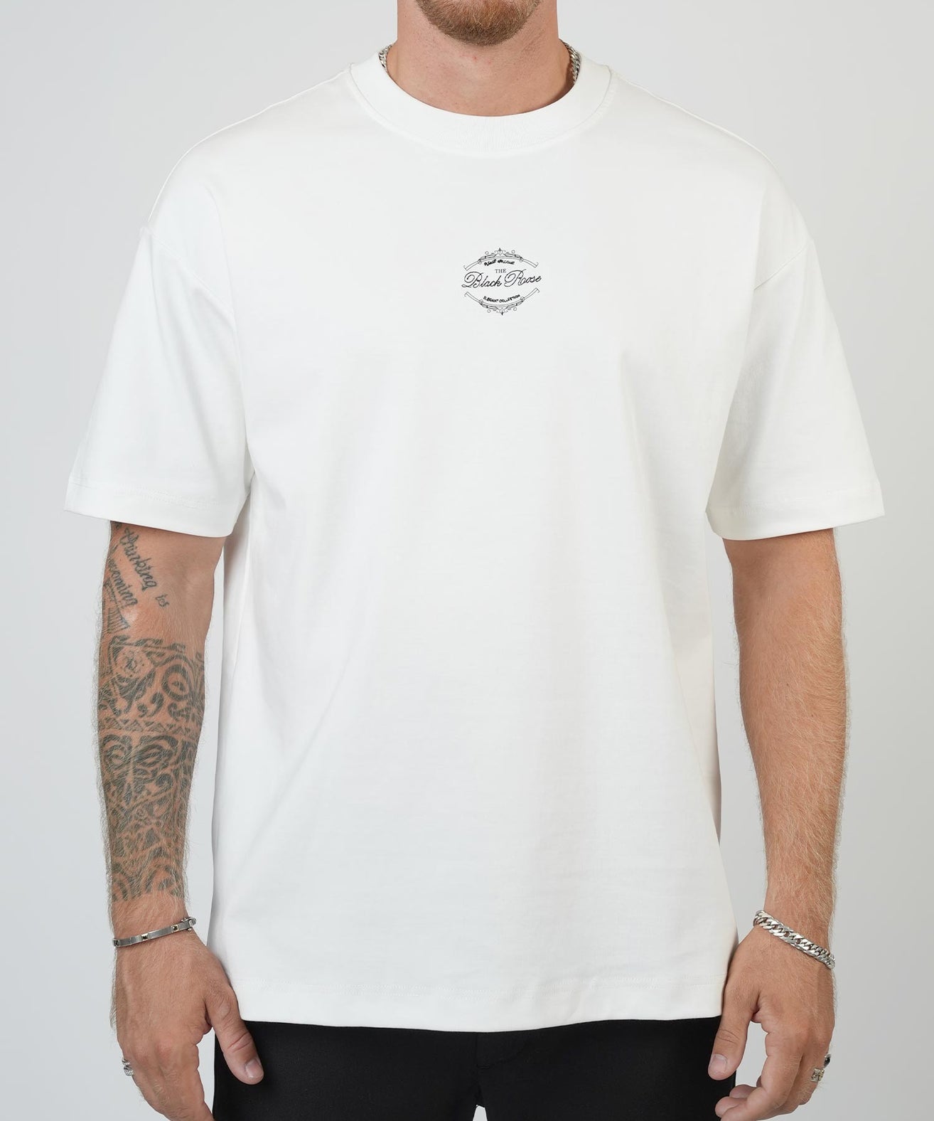 קרייזר -  חולצה טי אוברזייס מבד מרצרייז CRT26-102