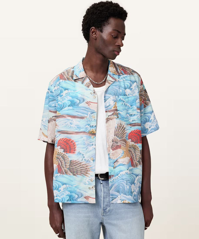 אולסיינטס - מכופתרת ציבעוני  M057SC Willow Blue