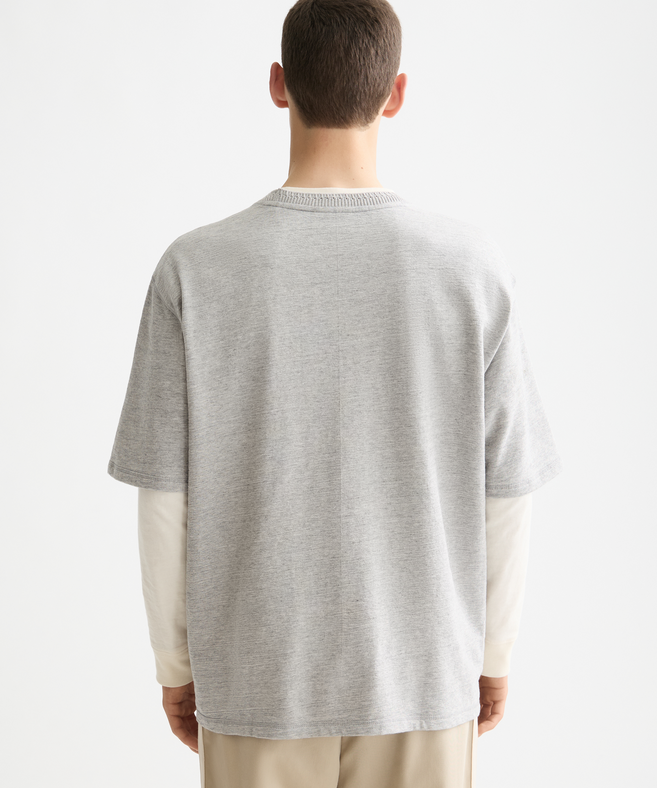 סקוץ’ אנד סודה – חולצה טי LOOSE LABEL אוברסייז 181513 101 WI25