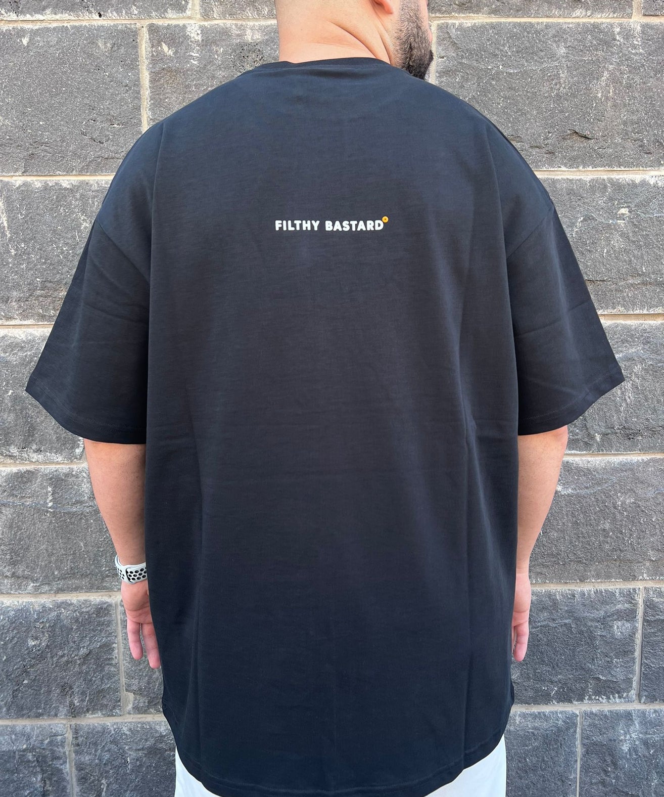 THIRTY DEGREES -3924 FILTY BASTARAD חולצה טי אוברסייז