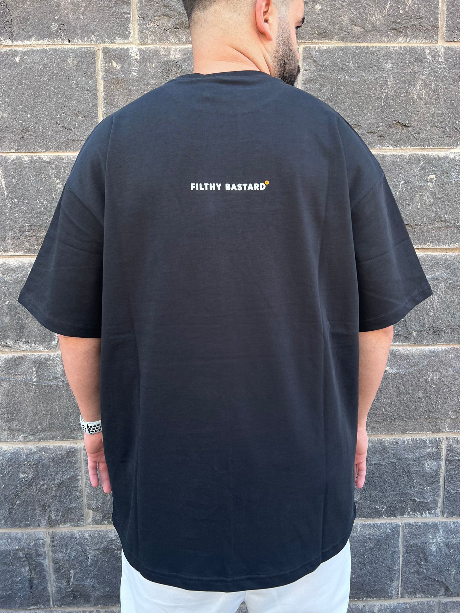 THIRTY DEGREES -3924 FILTY BASTARAD חולצה טי אוברסייז