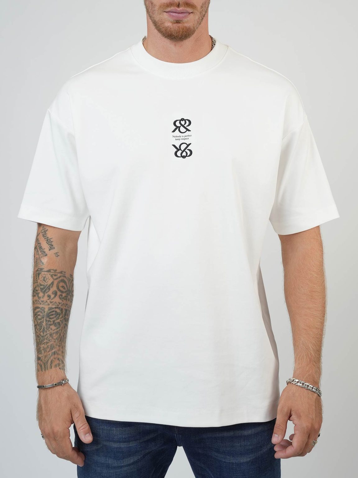 קרייזר -  חולצה טי אוברזייס מבד מרצרייז CRT25-313