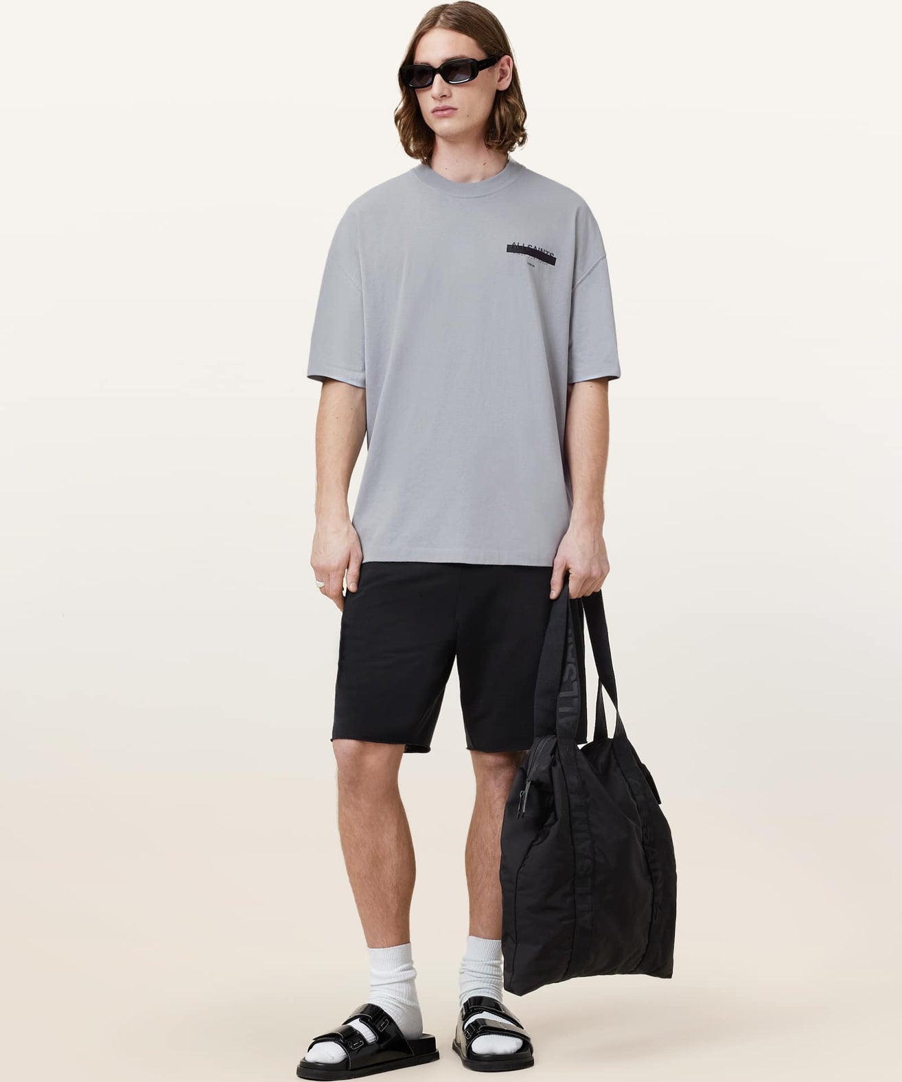 אולסיינטס - אוברסייז שרוול קצר M002PC HALFPIPE GREY