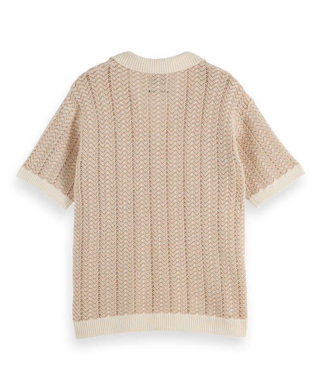 סקוץ' אנד סודה - סריג רשת צווארון 181322 270 FA25