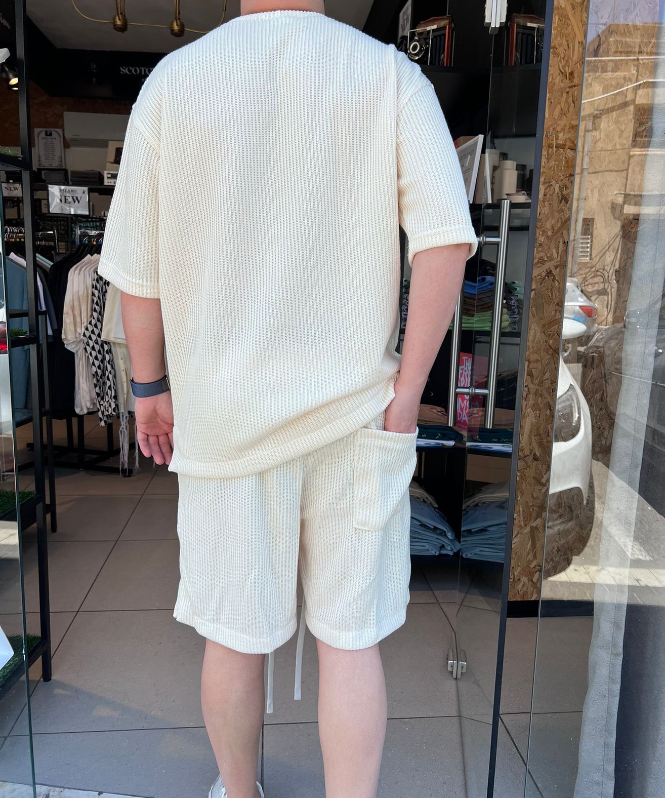 פיל רוג' - סט קצר TOKYO 02 שמנת