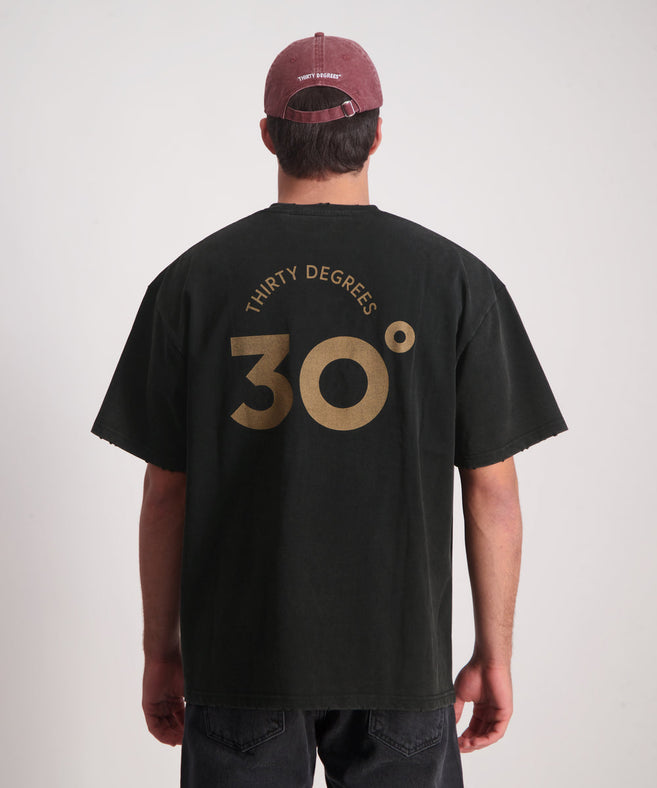 THIRTY DEGREES - 30FW26-6 טי אוברסייז Basketball 05 Tee New