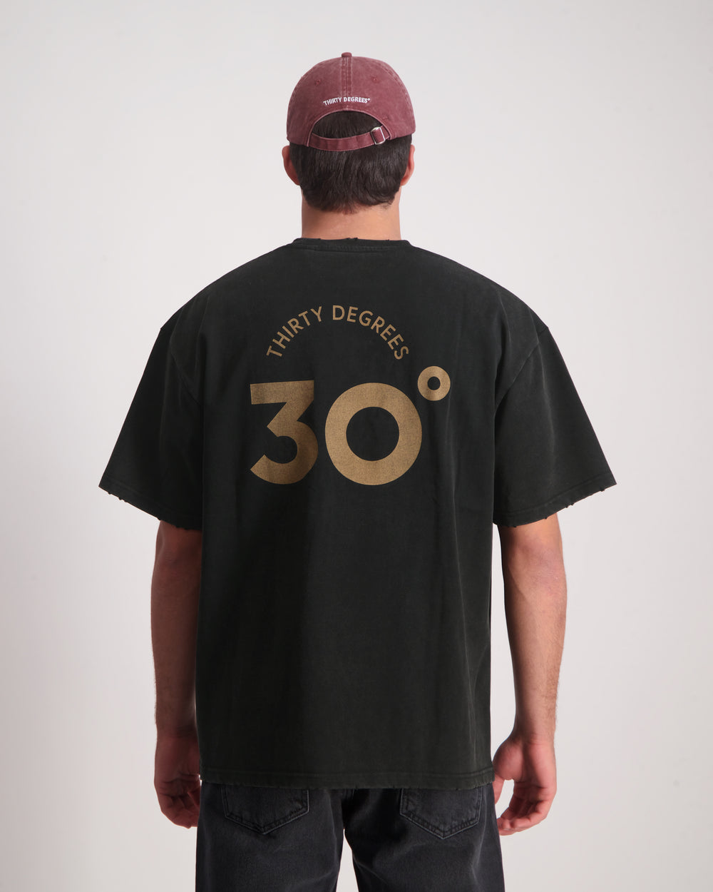 THIRTY DEGREES - 30FW26-6 טי אוברסייז Basketball 05 Tee New
